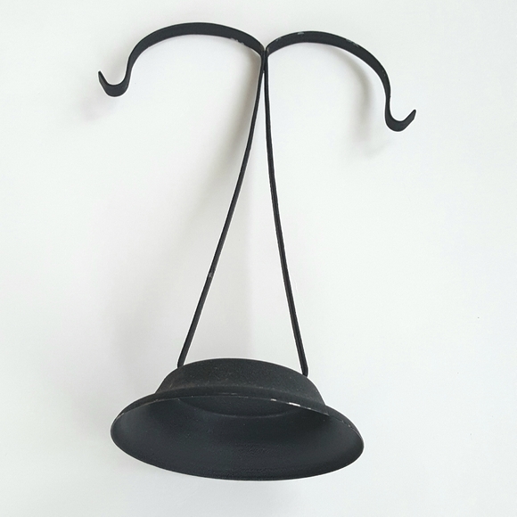 Jewelry Display Stand Vintage 50s Black Metal - Picture 2 of 5